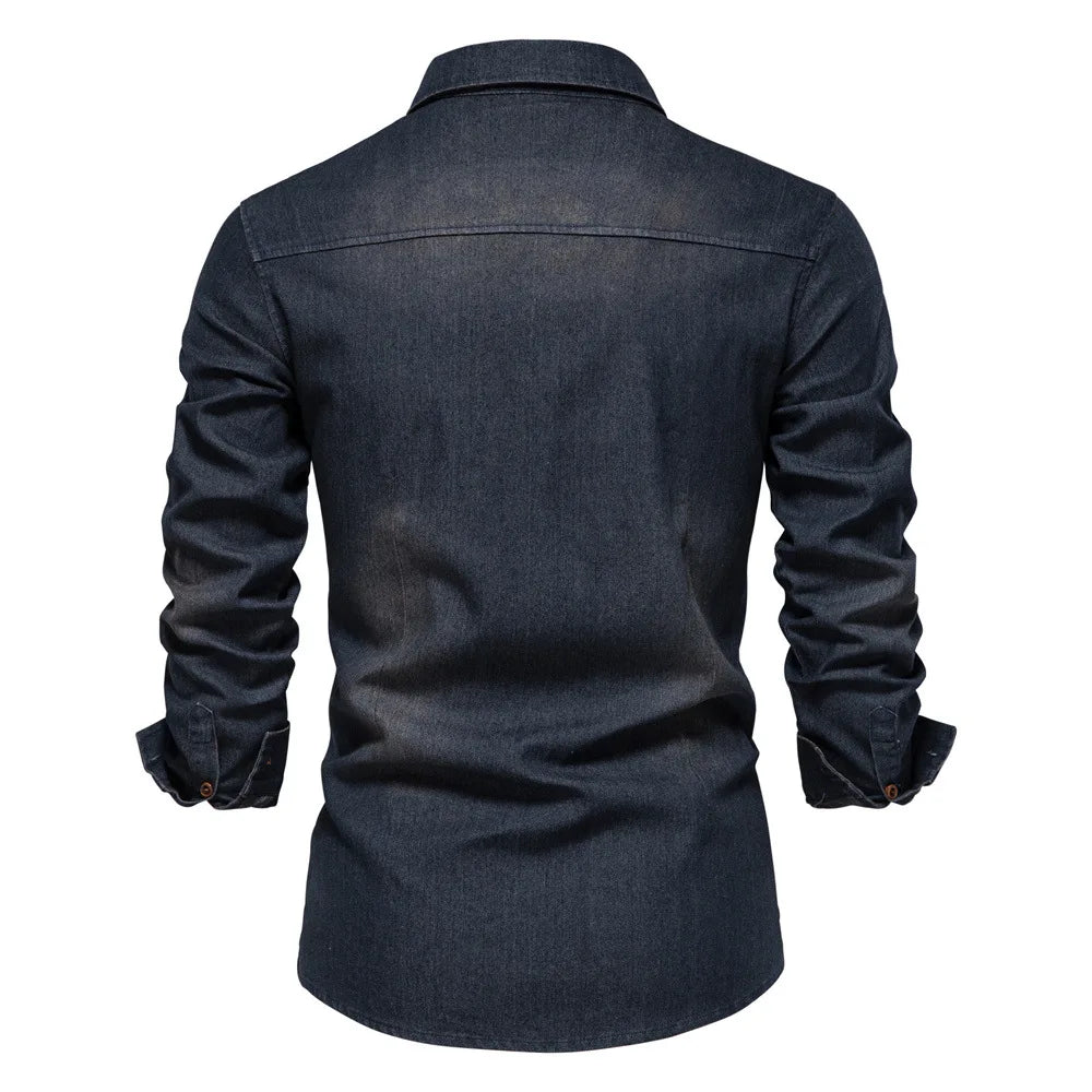 Mens Casual Short Sleeve Button Shirt