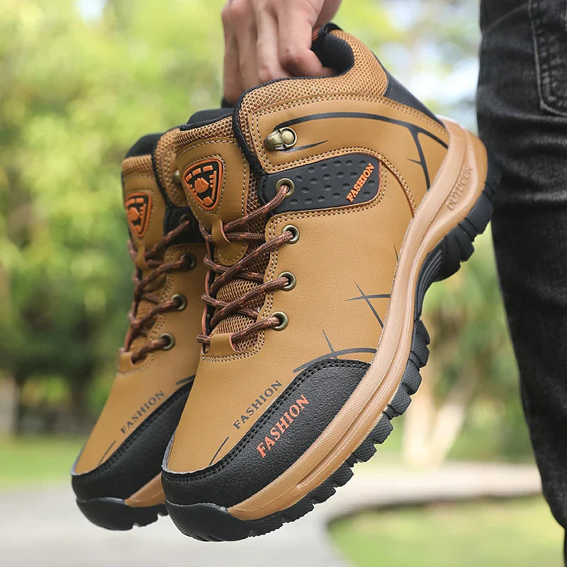 Waterproof Hiking Boots for Men Anti Slip Trail Shoes