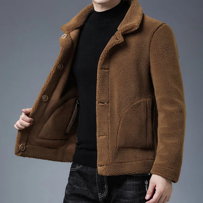 Luxurious Sheepskin Leather Jacket