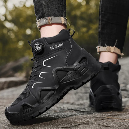 Waterproof Hiking Boots for Men with Durable Leather