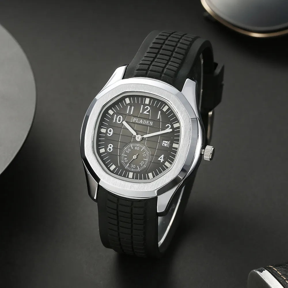 Premium Silver Metal Watch - VibreMode