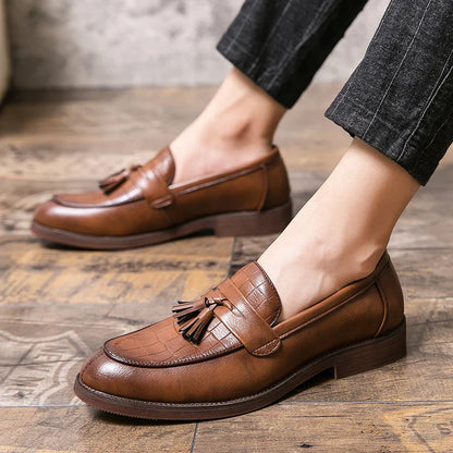 Comfortable Slip On Leather Shoes