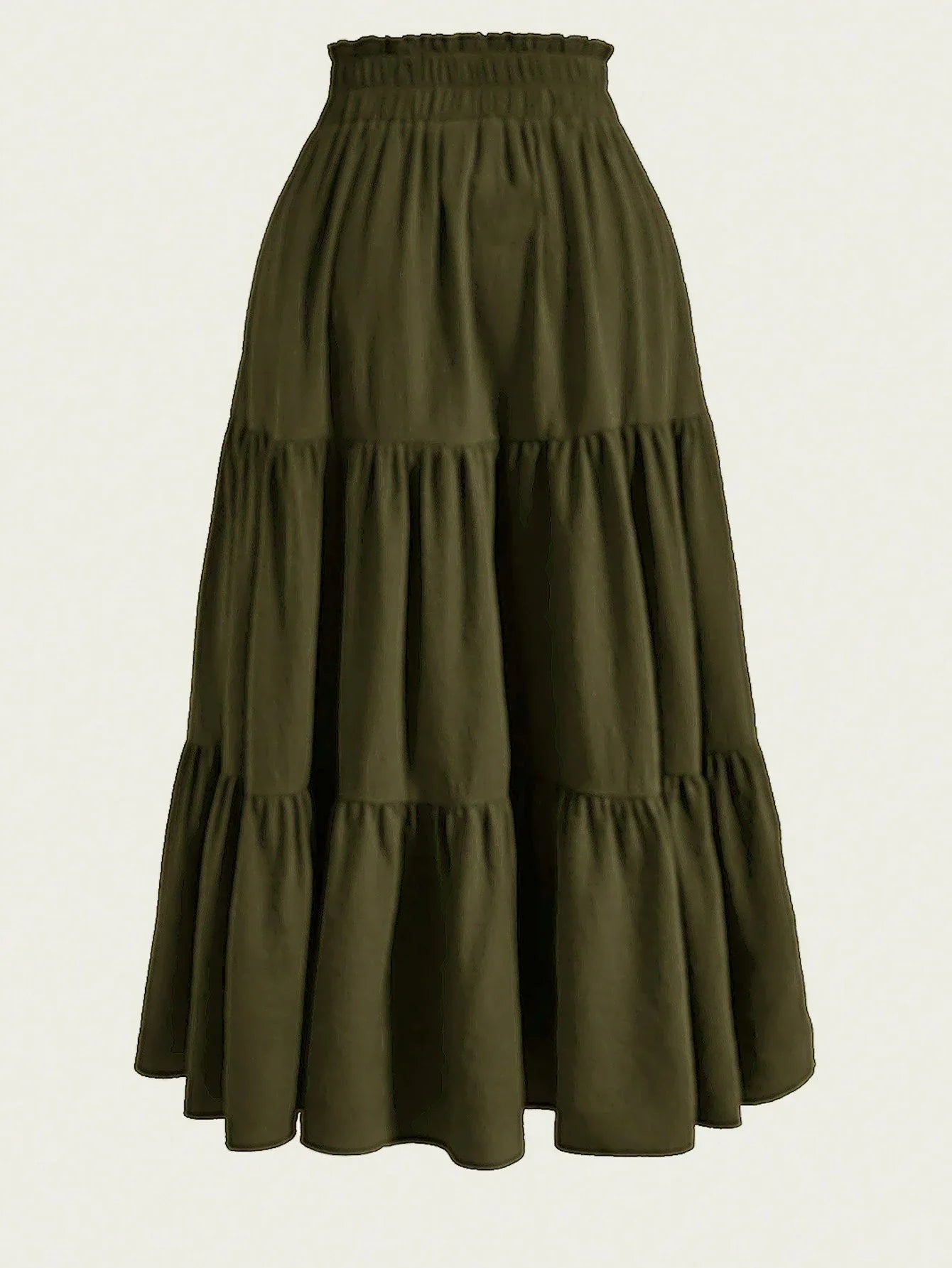 Women's Flowy A-Line Ruffle Skirt