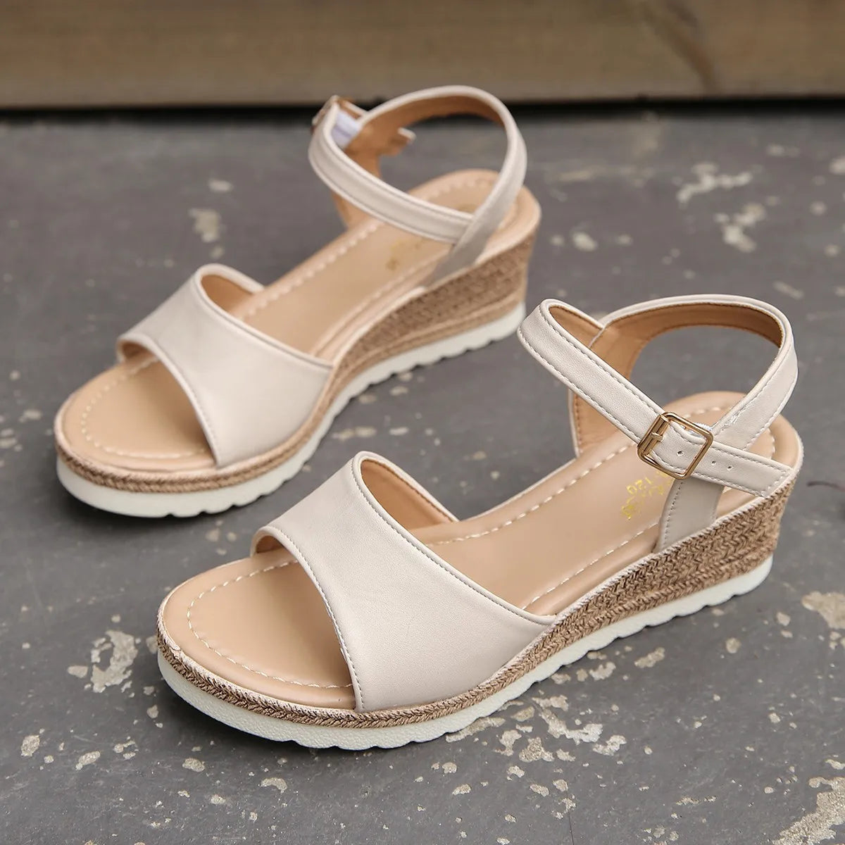 High Heel Wedge Sandals
