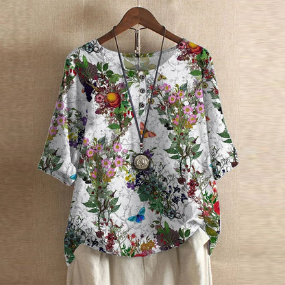 Women's Loose Fit Vintage Blouse