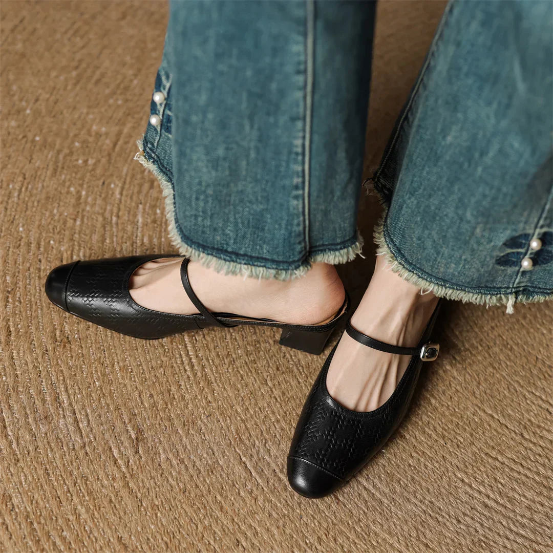 Women's Genuine Leather Mules