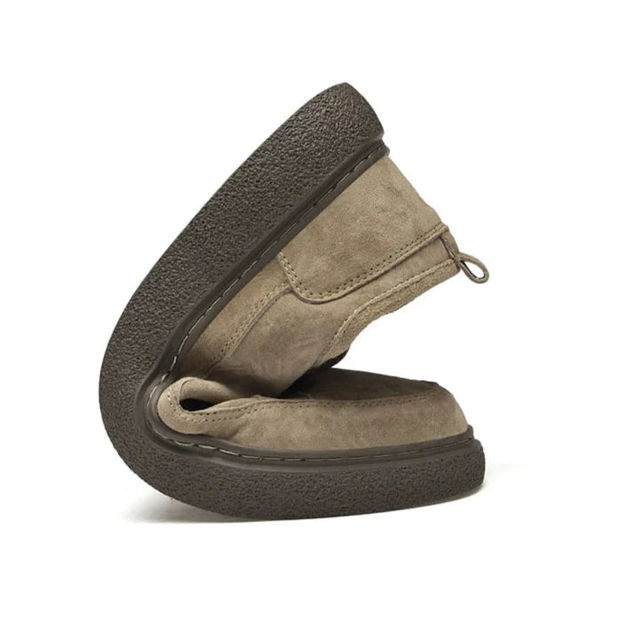 Authentic Leather Low Top Sneakers