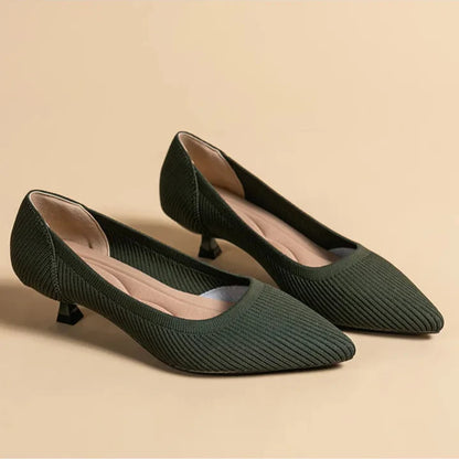 Cute Cat Heel Shoes