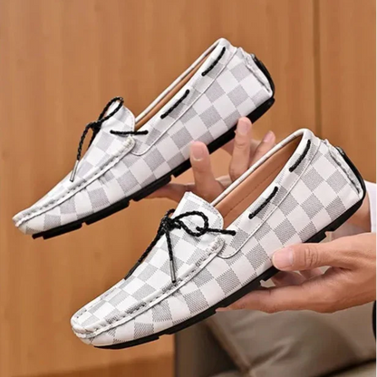 Classic Real Leather Slip On Shoes