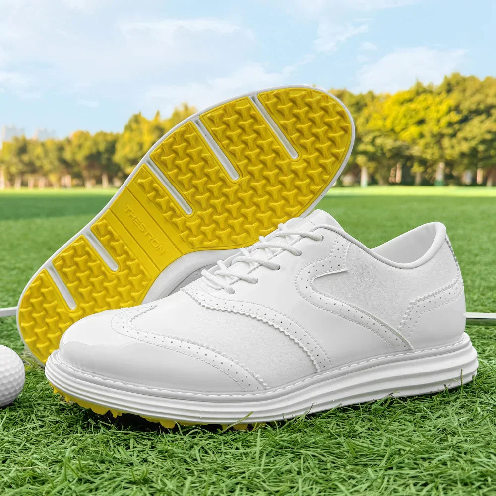 Men's Golf Shoe Leather Strathmore Heritage