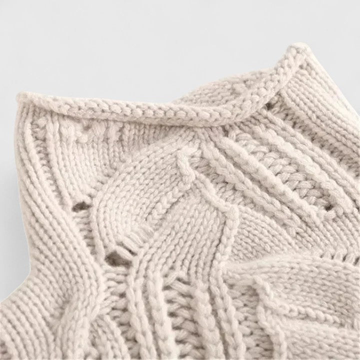 Soft Cable Knit Women's Turtleneck Jumper