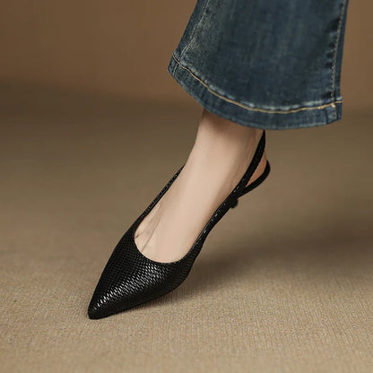 Elegant Black Heel Shoes