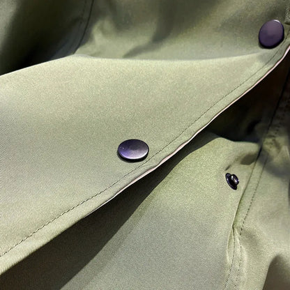 Women's Windbreaker Jacket Contrast Panel