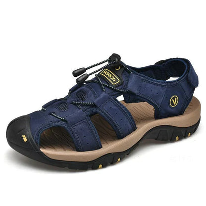 Men's Closed Toe Sandals Adjustable Strap