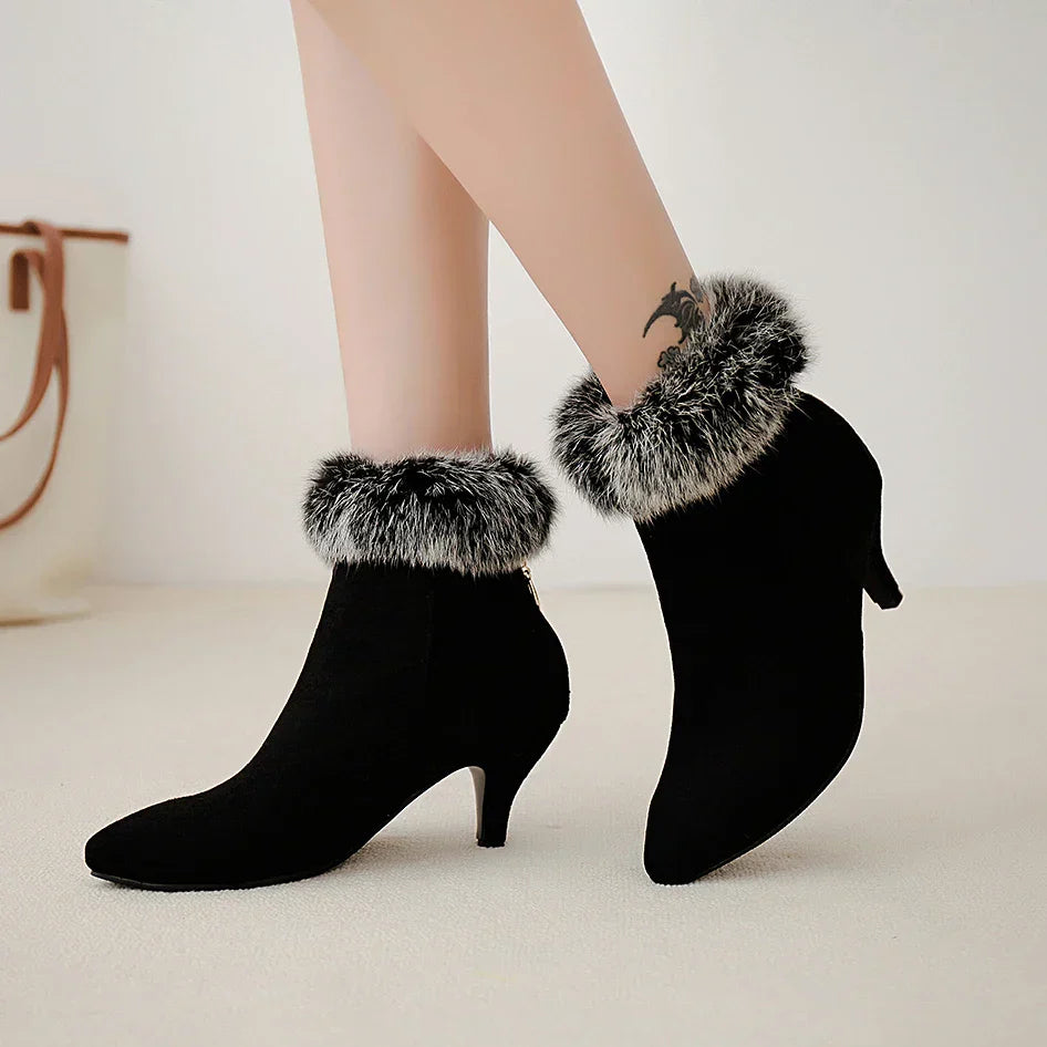 Sorena Women's Fur Ankle Boots