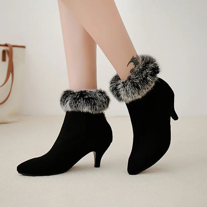 Sorena Women's Fur Ankle Boots