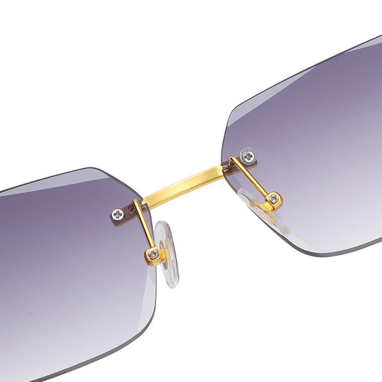 Frameless Square Sunglasses