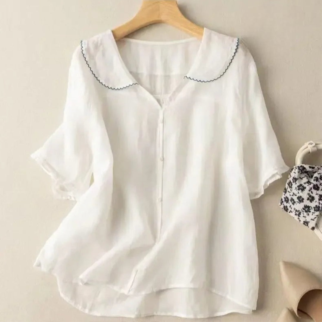 Elegant Lace Women's Blouse