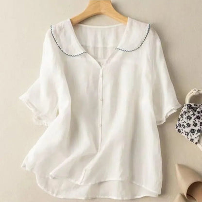 Elegant Lace Women's Blouse