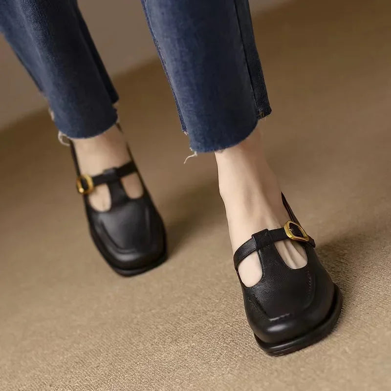 Classic Low Heel Mary Jane Women's Shoes