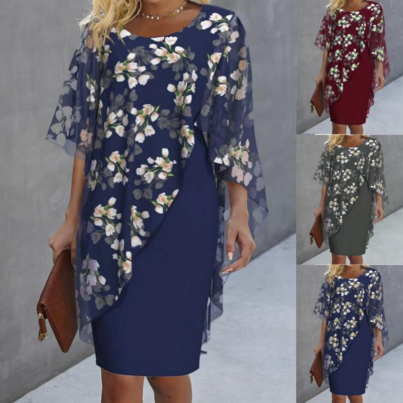 Women's Floral Dress - VibreMode