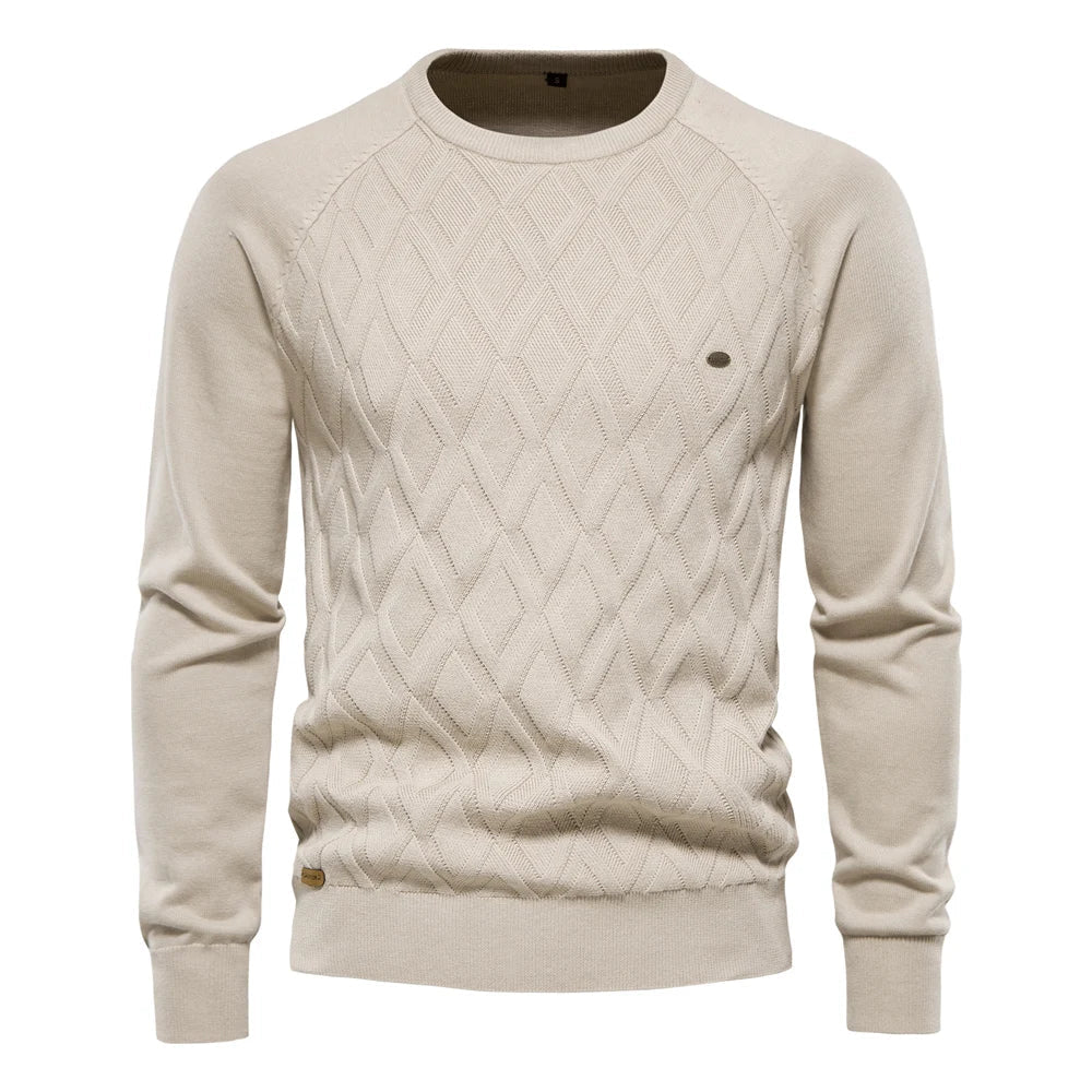 Classic Plaid Men's Sweater - VibreMode
