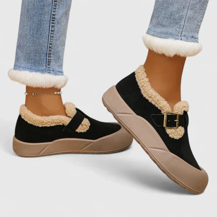 Comfortable Women's Spring Buckle Loafers Shoes