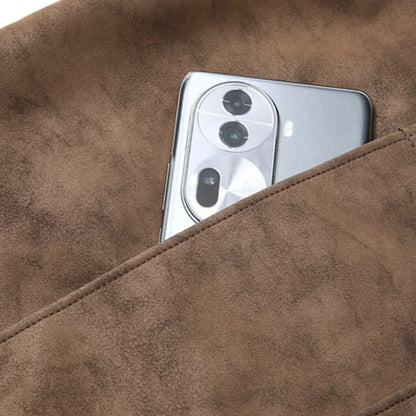 Brown Genuine Leather Biker Jacket