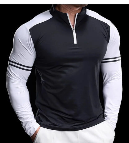 Men's Half-Zip Gym Shirt