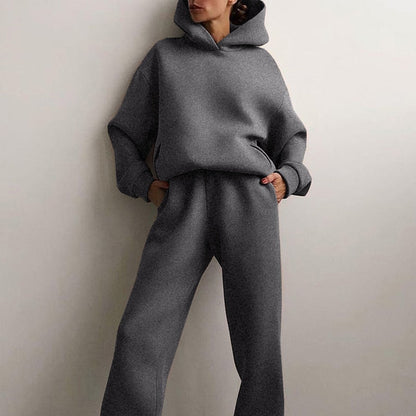 Women's Relaxed Fit Hoodie Jogger Set