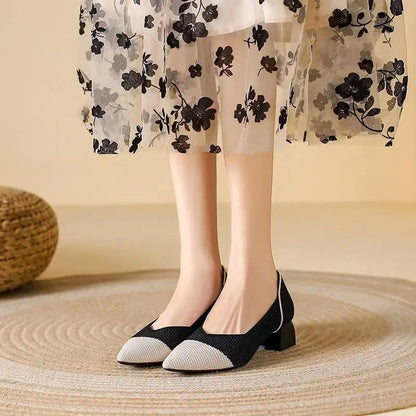 Savina Block Heel Pumps - Jack Hafford