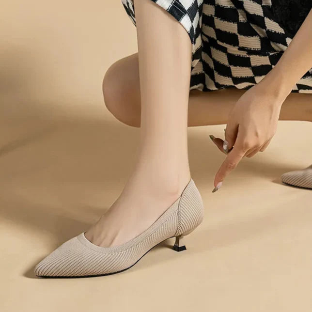 Cute Cat Heel Shoes