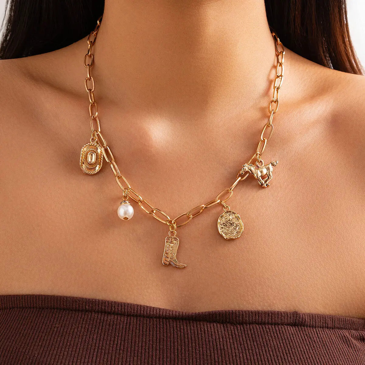 Elegant Necklet and Cuff Set