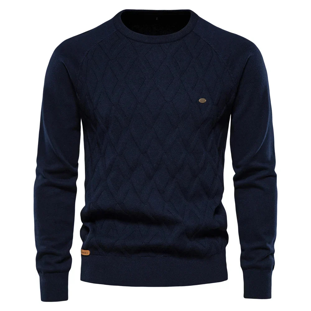 Classic Plaid Men's Sweater