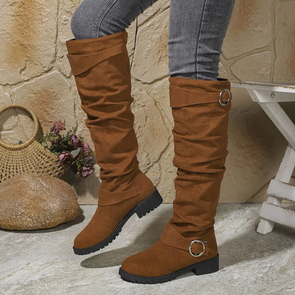 Knee High Leather Boots