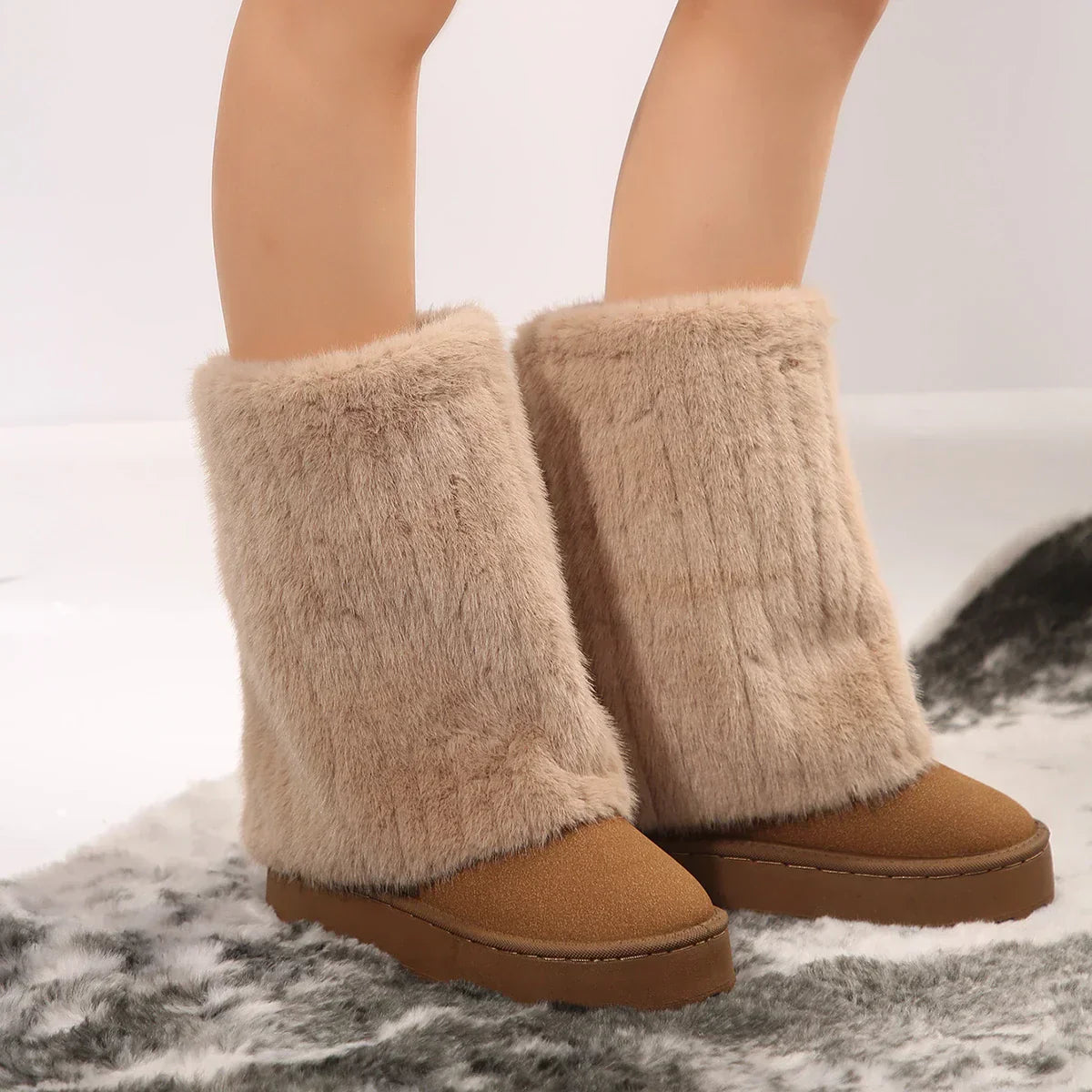 Women's Mid Calf Winter Boots