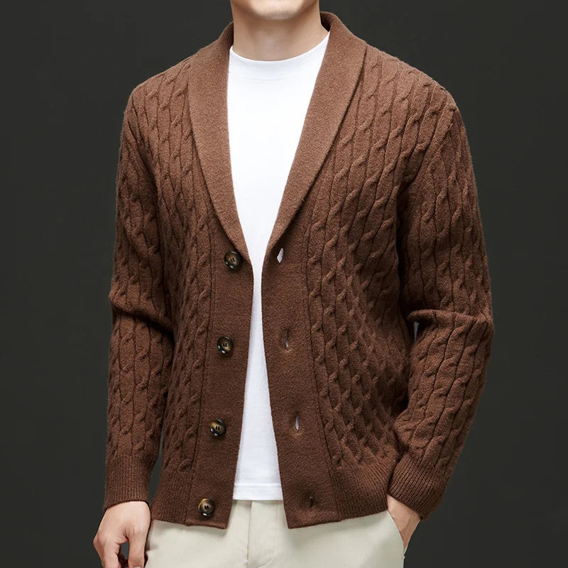 Womens Wool Blend Cardigan - VibreMode