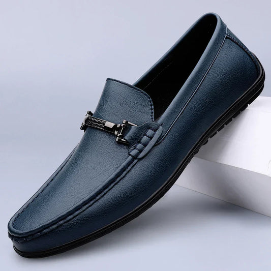 Men's Slip-On Loafers Formal Leather - VibreMode