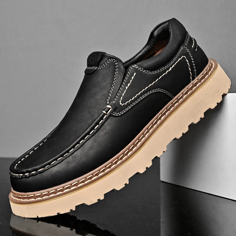 Men's Slip-On Loafers Thick Sole Casual