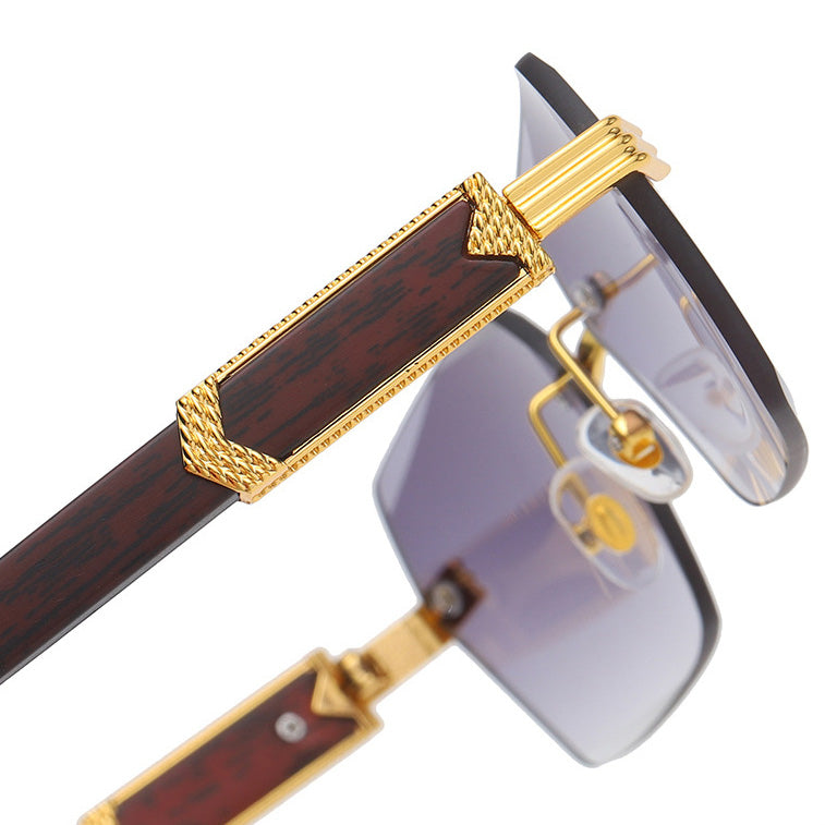 Frameless Square Sunglasses