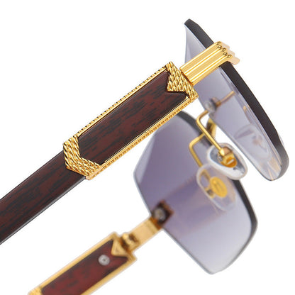Frameless Square Sunglasses