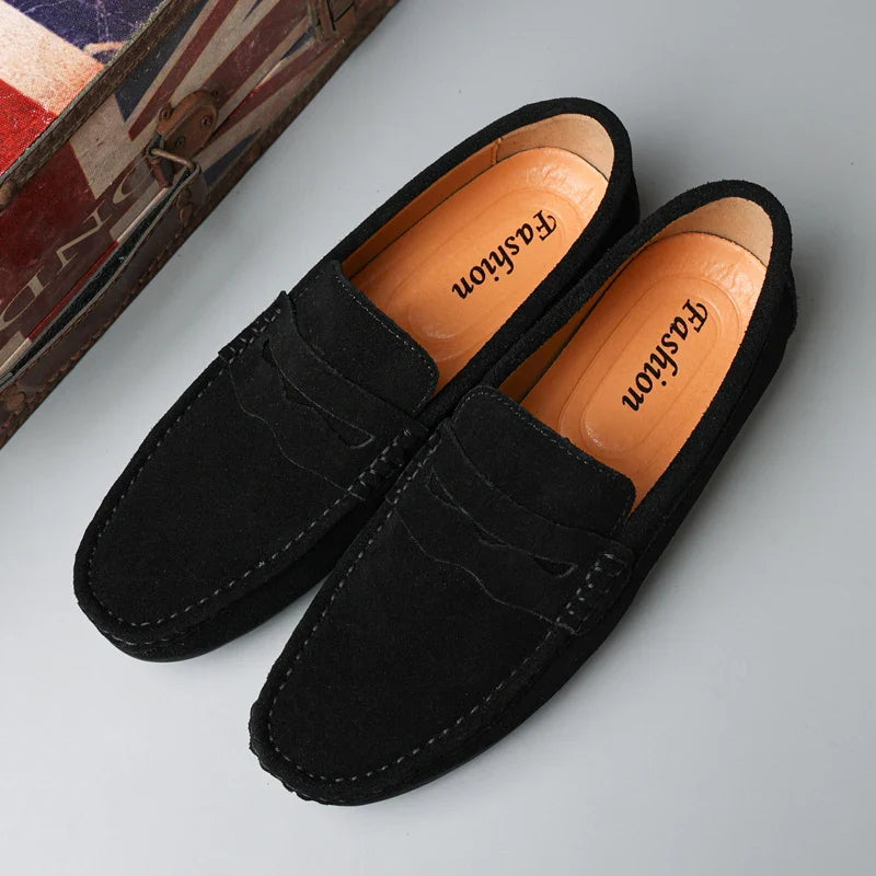 Luxury Soft Suede Slip On Shoes