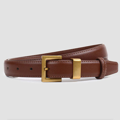 Classic Leather Strap Belt