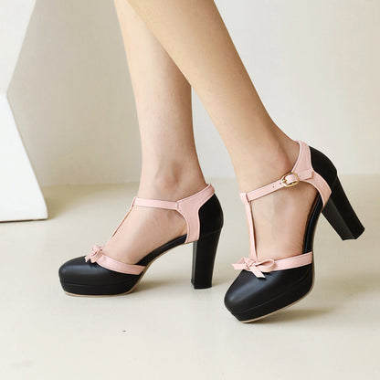 Stylish Ankle Strap High Heels