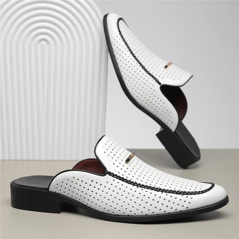 Women's Leather Summer Mules