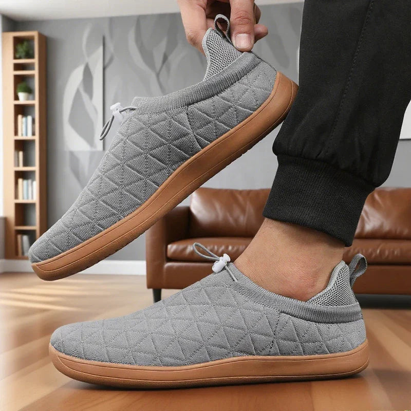 Men's Comfortable Zero Drop Running Shoes Lightweight Breathable Sneakers