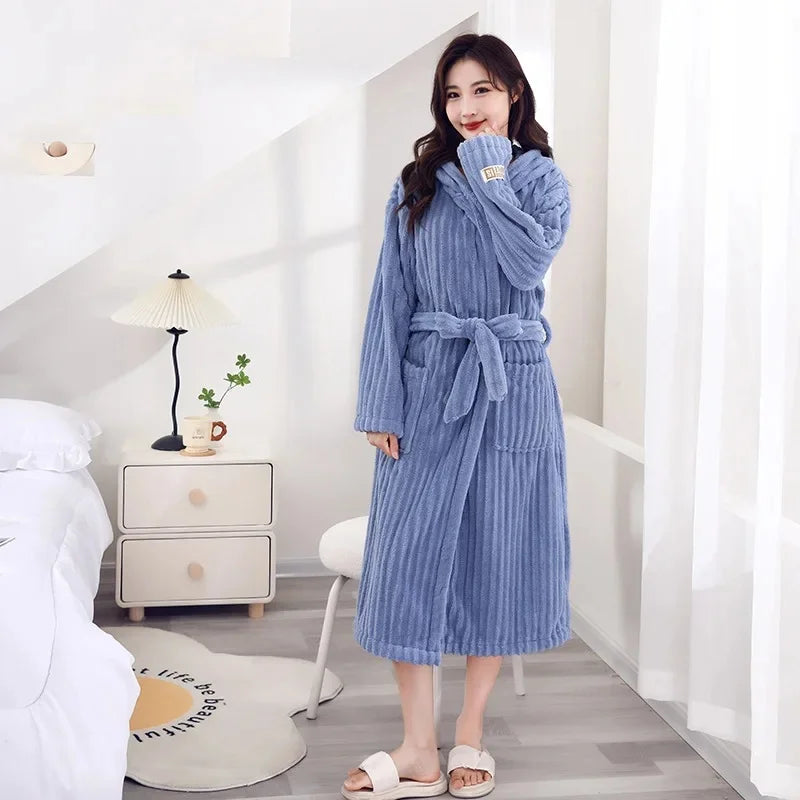 Women's Fleece Lounge Robe