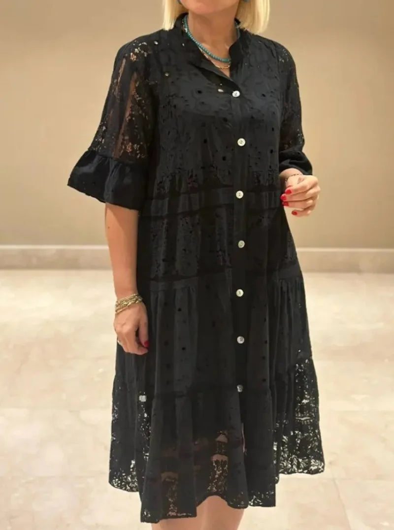 Elegant Floral Women's Dress