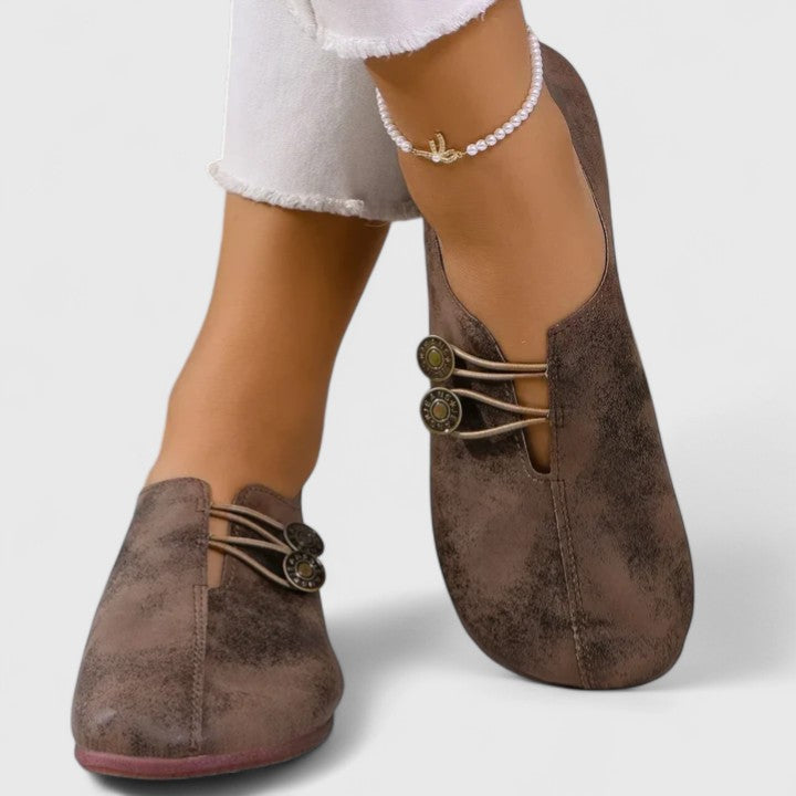 Women's Flat Loafers Slip-On Closed-Toe Shoes