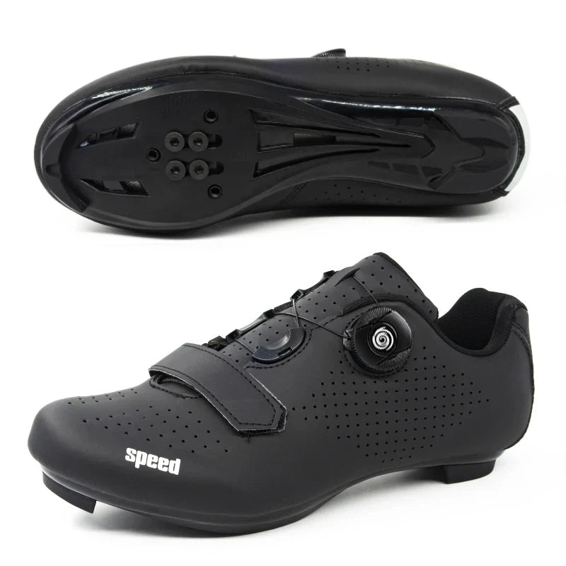 Comfortable Cycling Bike Shoes Clipless Breathable Road Sneakers